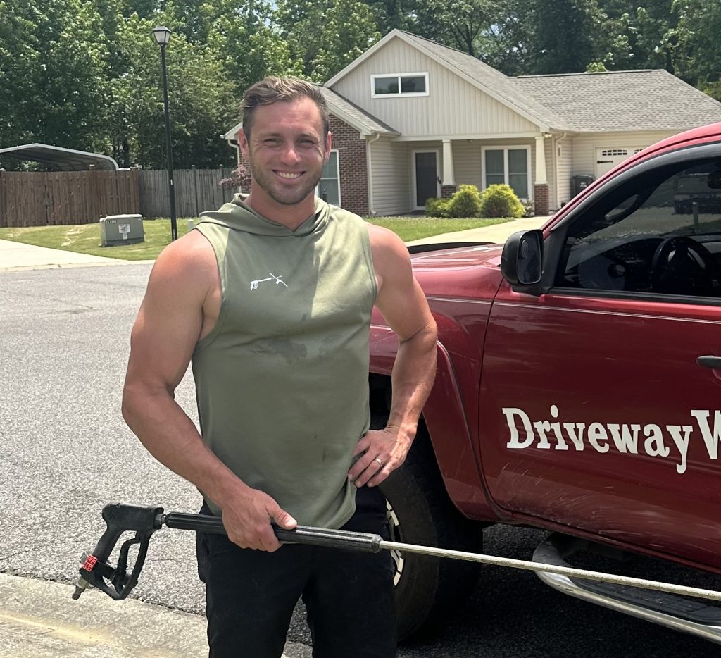 Cody, owner of Driveway Washing, providing licensed roof cleaning and pressure washing in Alabaster and Birmingham AL.